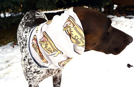 GRFS neck buff - adult - Tan with shop logo