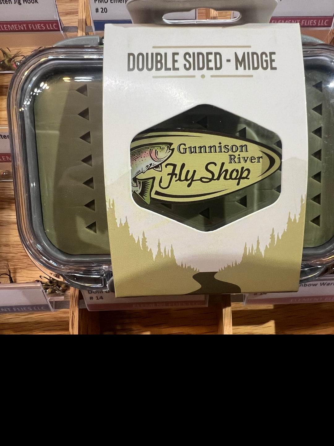 GRFS 4X3 midge double sided waterproof midge fly box FG1348