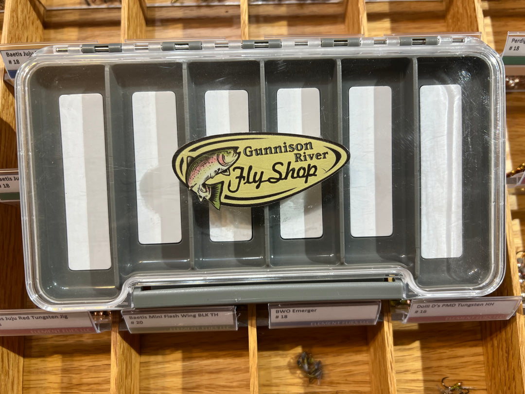 GRFS 7X4" 6 compartment magnetic fly box FG1322