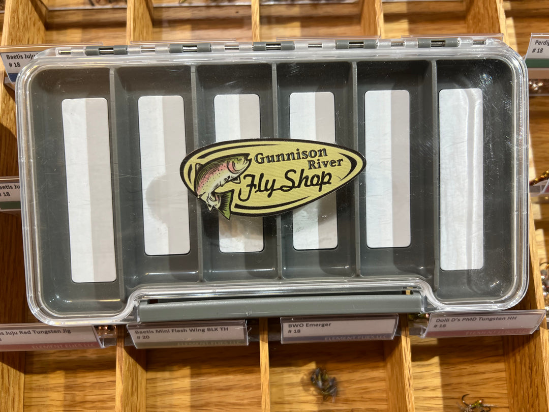 GRFS  7X4" 6 compartment magnetic fly box  FG1322