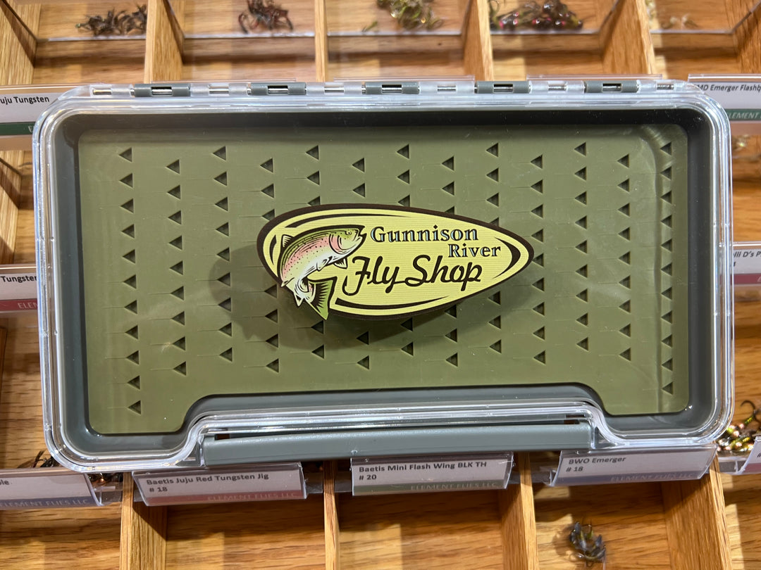 GRFS FLY BOX THIN CLEAR SH SILICONE 1318SH