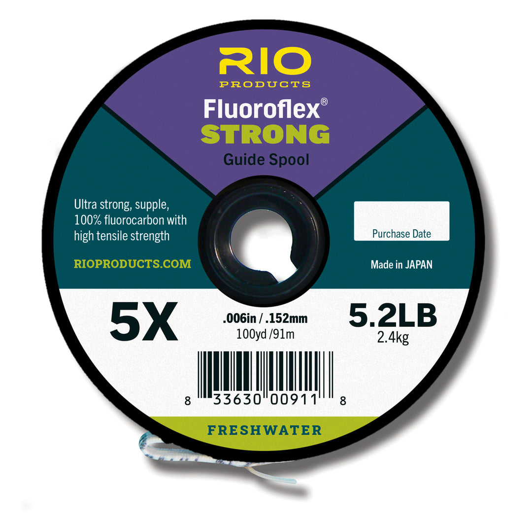 RIO FLUOROFLEX STRONG TIPPET GUIDE SPOOL 100YD