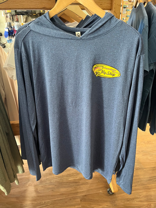 GRFS HOODIE INDIGO HEATHER - MED