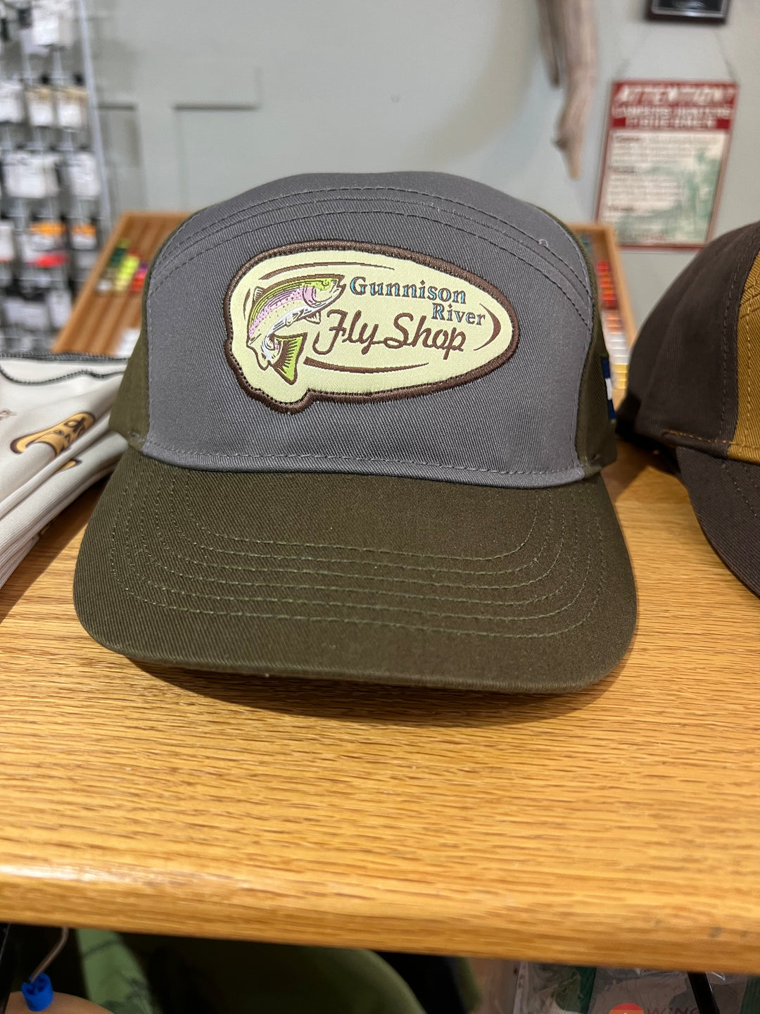GRFS Logo hats - GREEN/GRAY