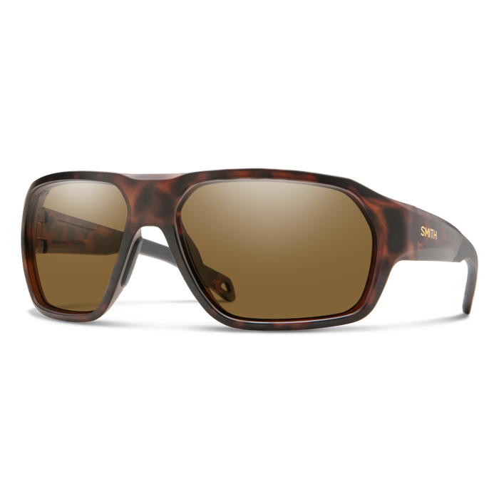 Smith Deckboss Matte Tortoise ChromaPop Polarized Brown sunglasses