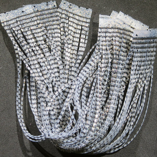Hareline Grizzly Flutter Legs -Black Barred