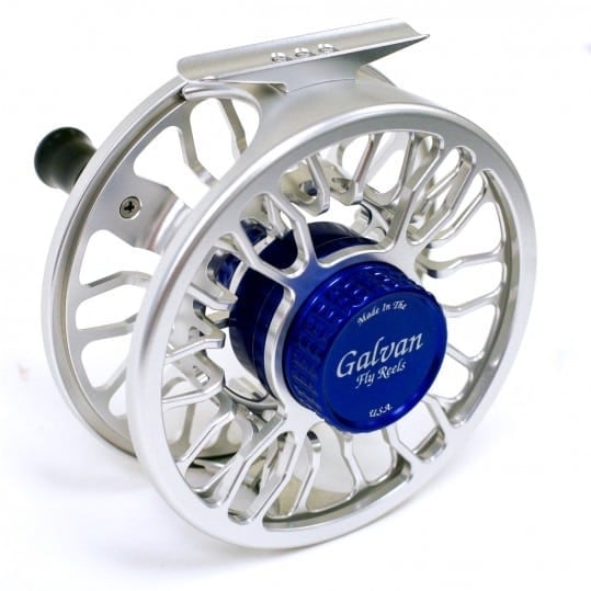 Galvan Grip Clear with Blue Hub 7wt Fly Reel