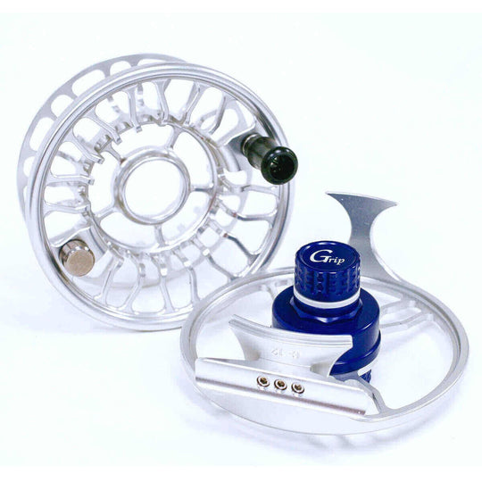 Galvan Grip Clear Blue Hub 7wt Fly Reel