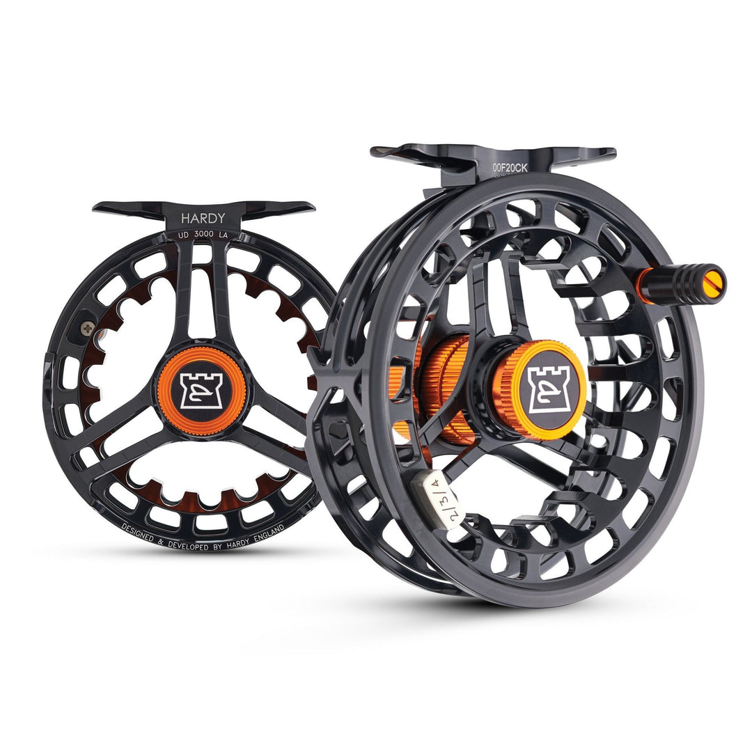 Hardy Ultradisc Fly Reel - Lightweight, Multi-Pad Scaled Disc Drag System - SEO Optimized