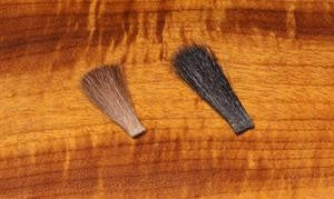 Hareline Selected Hair Wing - Brown Pony - Fly Tying Material