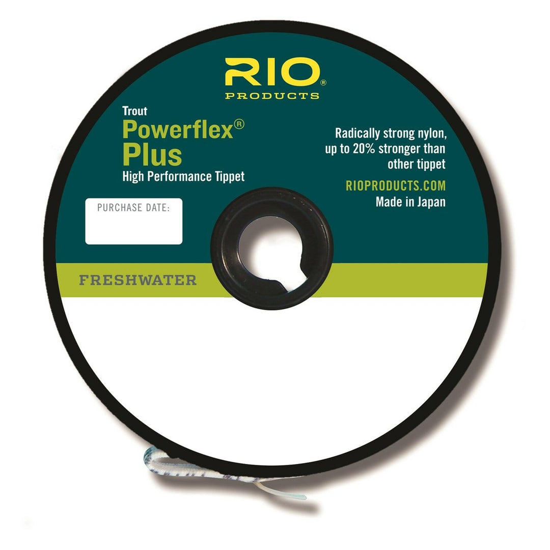 Powerflex Plus Tippet - Strongest Nylon Tippet Material - 20% More Tensile Strength - Reliable and Supple