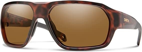 alt="Smith Deckboss Matte Tortoise ChromaPop Glass Polarized Brown sunglasses"