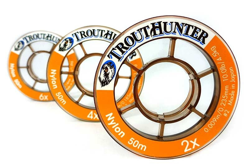 Trout Hunter Nylon (3x-4.5x) - Coated for Knot Strength and Water Repellency