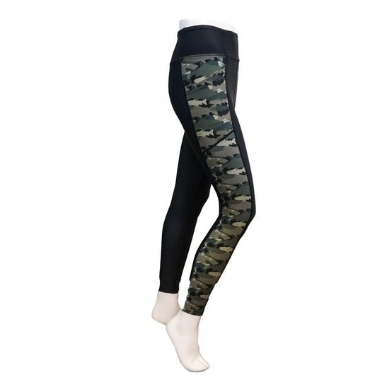 FISHE LEGGINGS - GREEN CAMO FISH