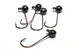 Round Lead Jighead Hook Size#4 5 Pack