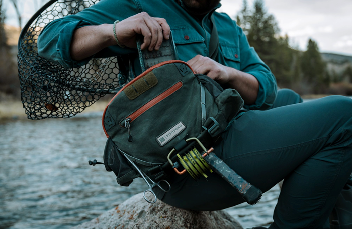 Fishpond Elkhorn Lumbar Pack - Duskwood Waxed Cotton