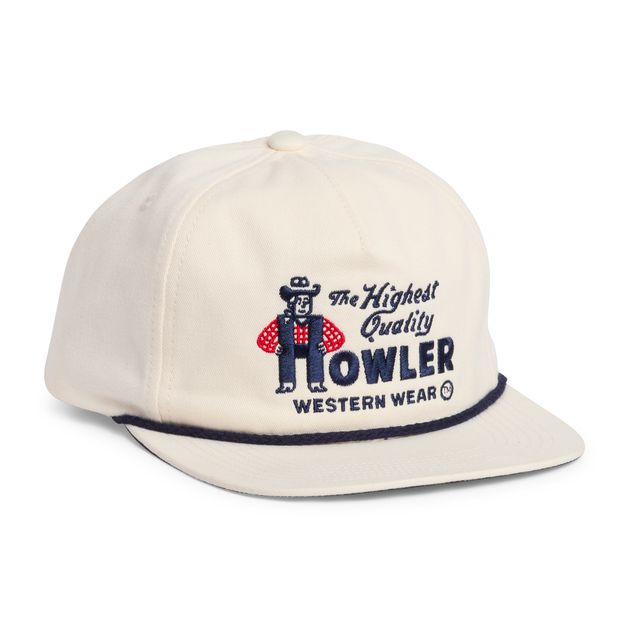 HB Western Wear Hat - Bone
