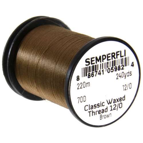 Classic Waxed Thread 12/0 240 Yards Brown