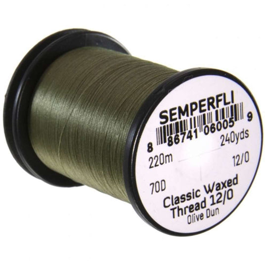 Semperfli Classic Waxed Threads 12/0 70D