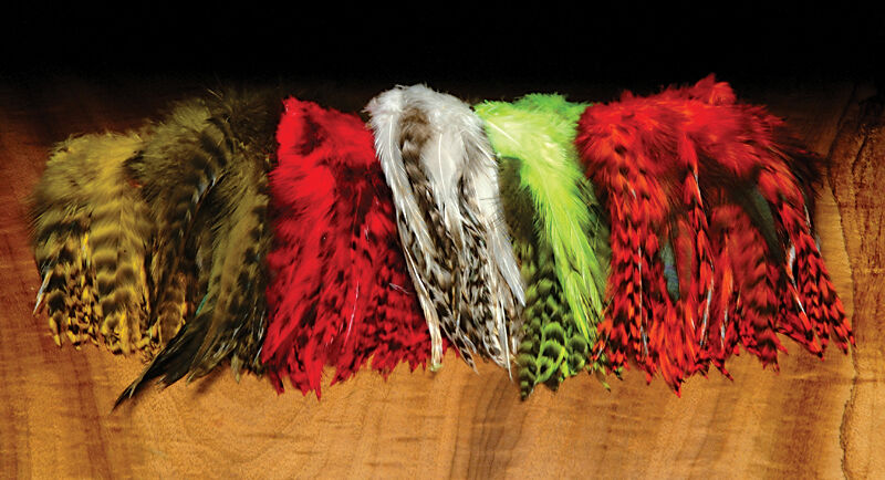 Hareline Strung Variant Saddle Hackle