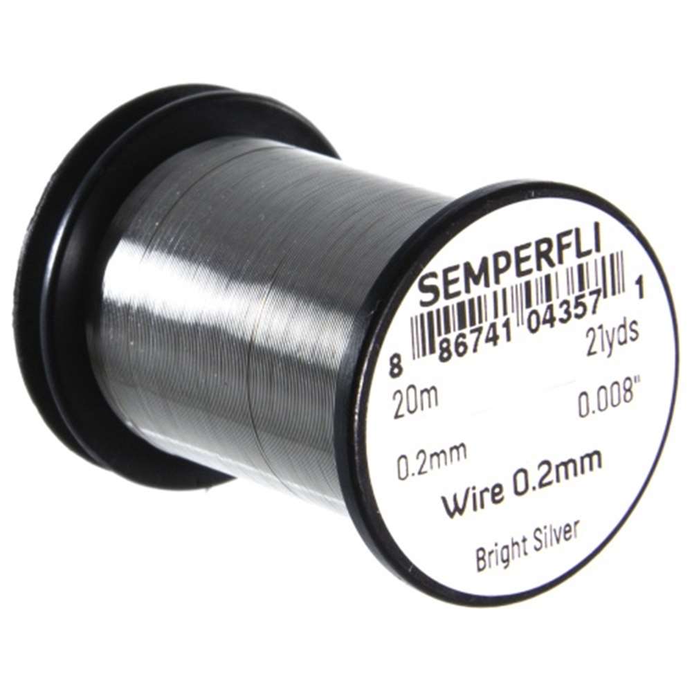 Semperfli Non Tarnishing Fly Tying Wire 0.2mm