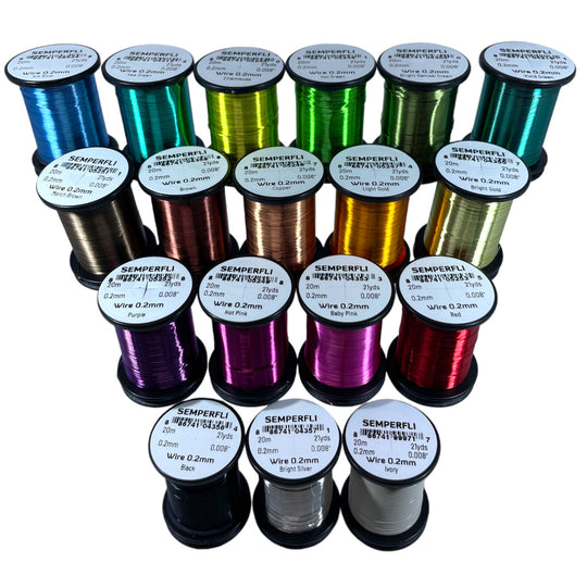 Semperfli Non Tarnishing Fly Tying Wire 0.2mm