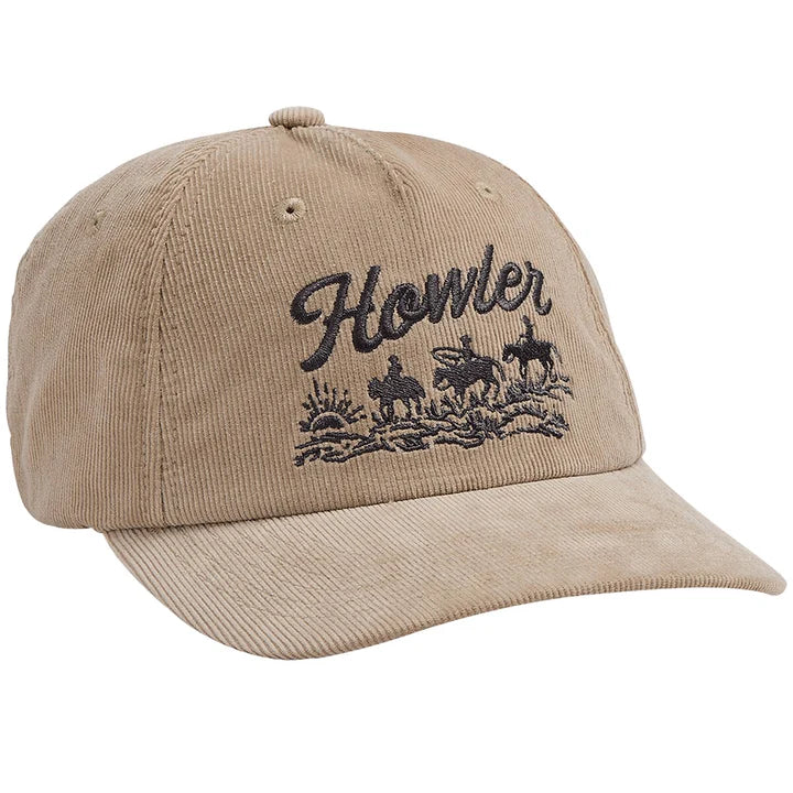 Howler Posse Standard Hat - Khaki Corduroy