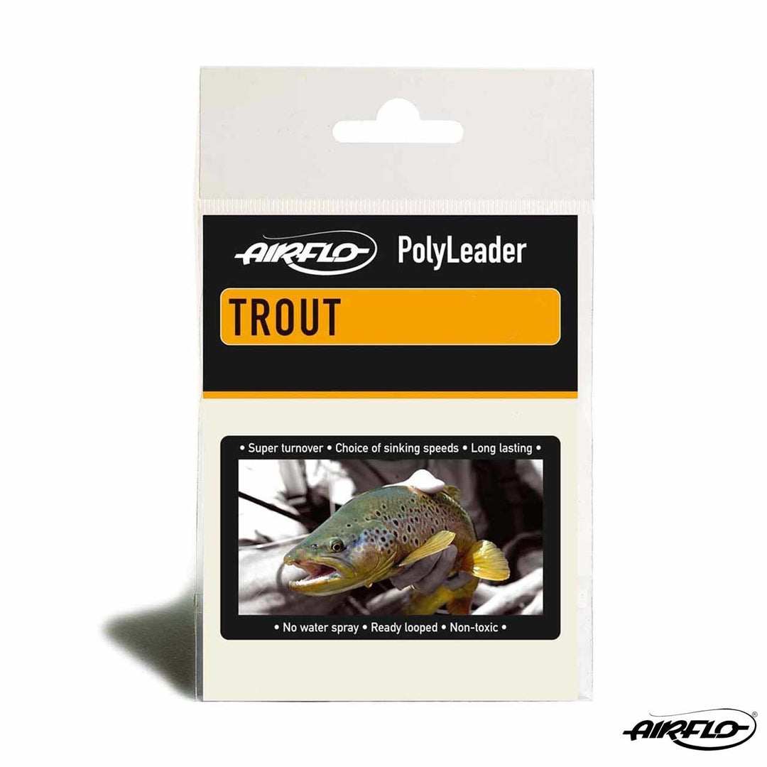 Airflo Trout PolyLeader - Quick Sink-Tip for Streamers - Anglers' Line/Leader Configurations - Range of Densities - Nylon Core - 12lb Test