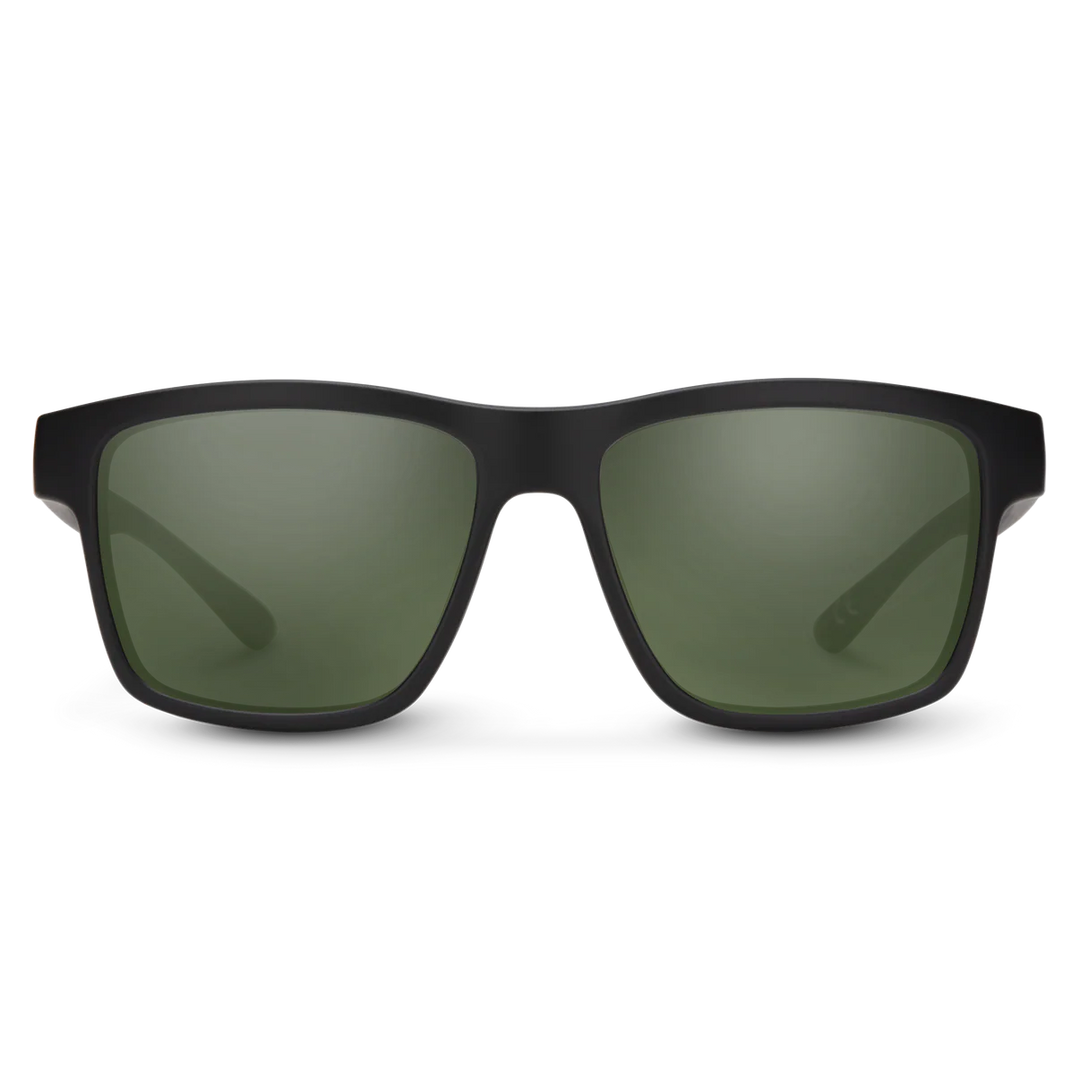 Suncloud - A-Team Matte Black - Gray Green Lens