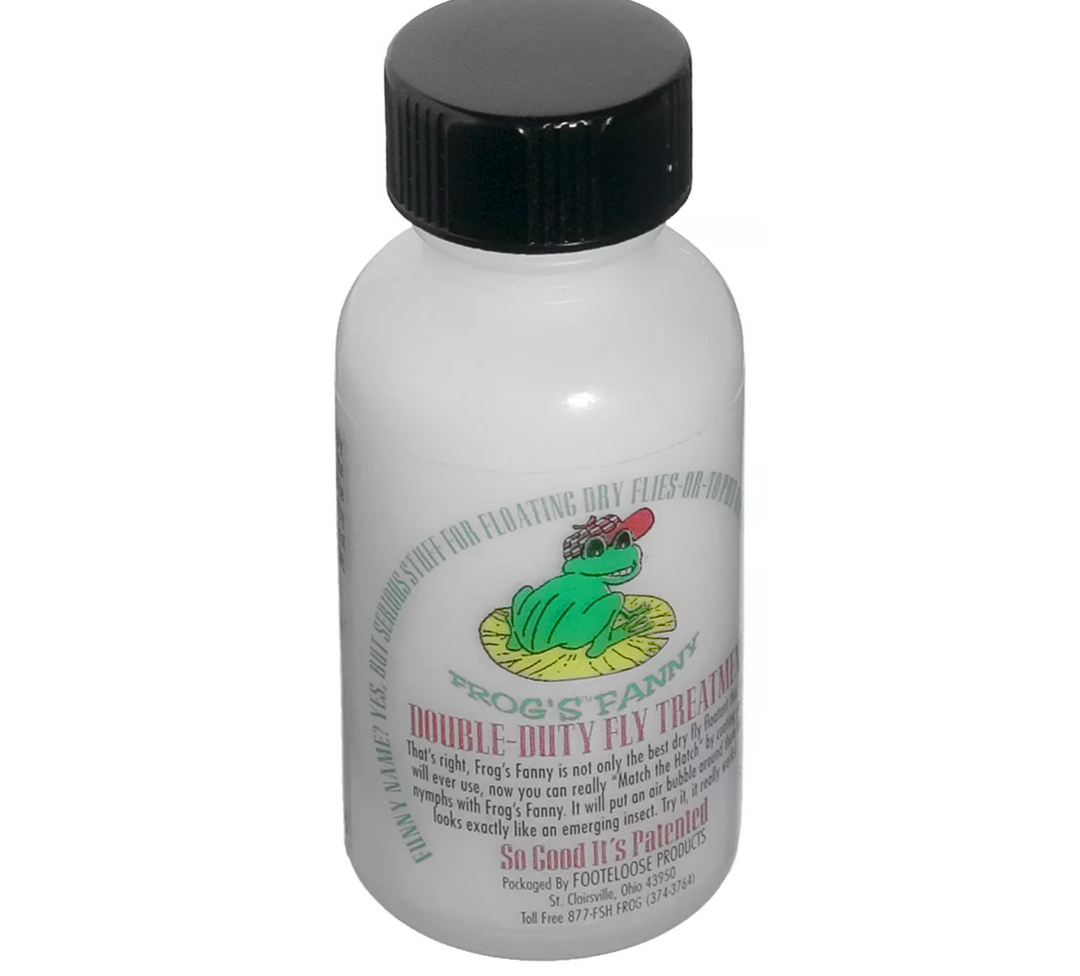 Frog's Fanny Floatant - Best Floatant for Dry Flies - Creates Natural Appearance - Brush Applicator Included