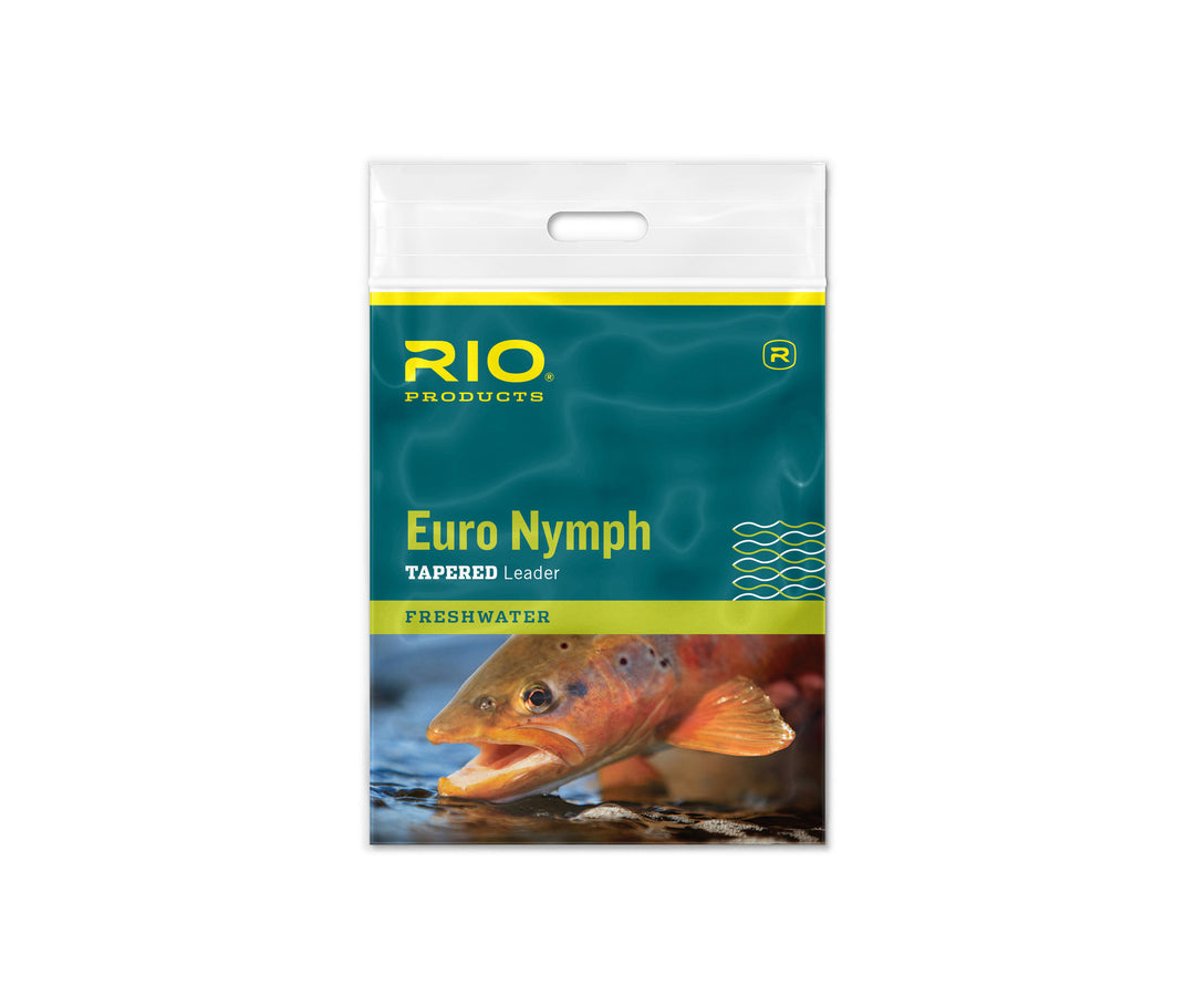 RIO Euro nymph leader with tippet ring - Ideal setup for European nymphing