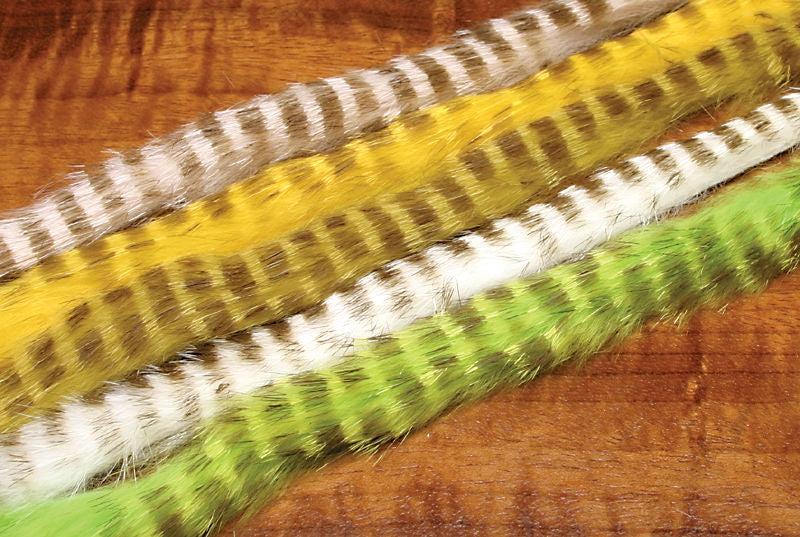 Hareline Olive Barred Rabbit Strips - High quality and versatile