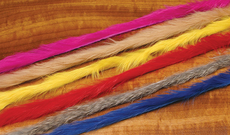 Hareline Micro Rabbit Strips - Ideal for smaller leeches, zonkers, and bonefish flies