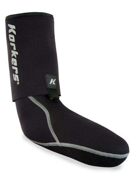 Korkers I-Drain Neoprene Guard Sock 3.5mm - Abrasion-resistant form-fit neoprene with perforated footbed