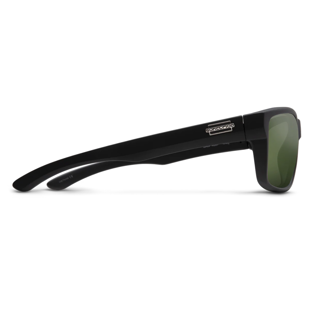 Suncloud - Mayor Matte Black Gray Green Lens