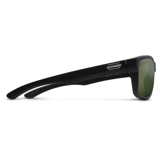 Suncloud - Mayor Matte Black Gray Green Lens