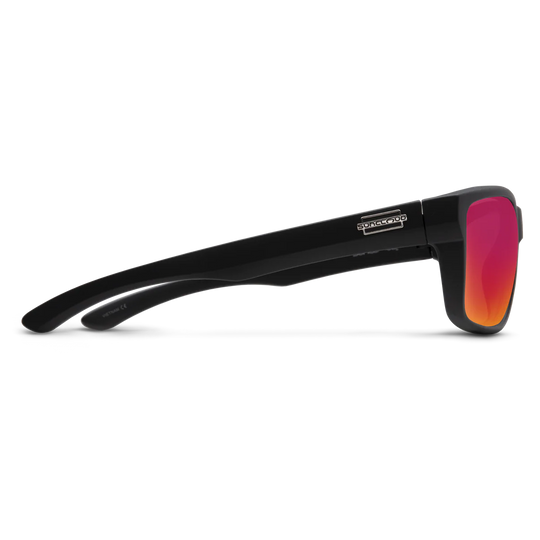 Suncloud - Mayor Matte Black Red Mirror Lens