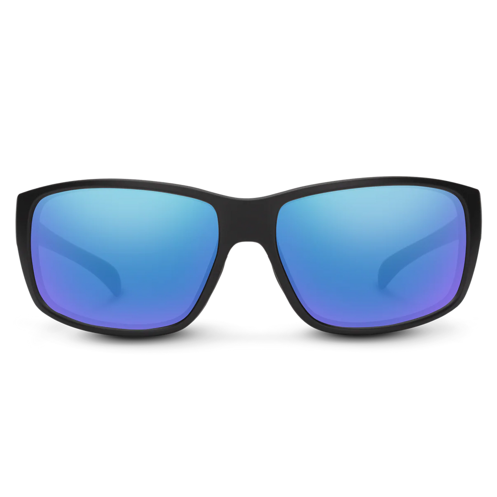 Suncloud - Milestone Matte Black Blue Mirror Lens