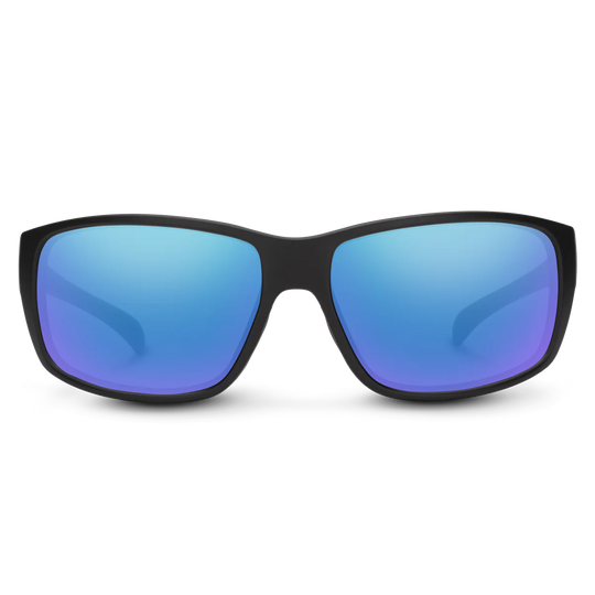 Suncloud - Milestone Matte Black Blue Mirror Lens