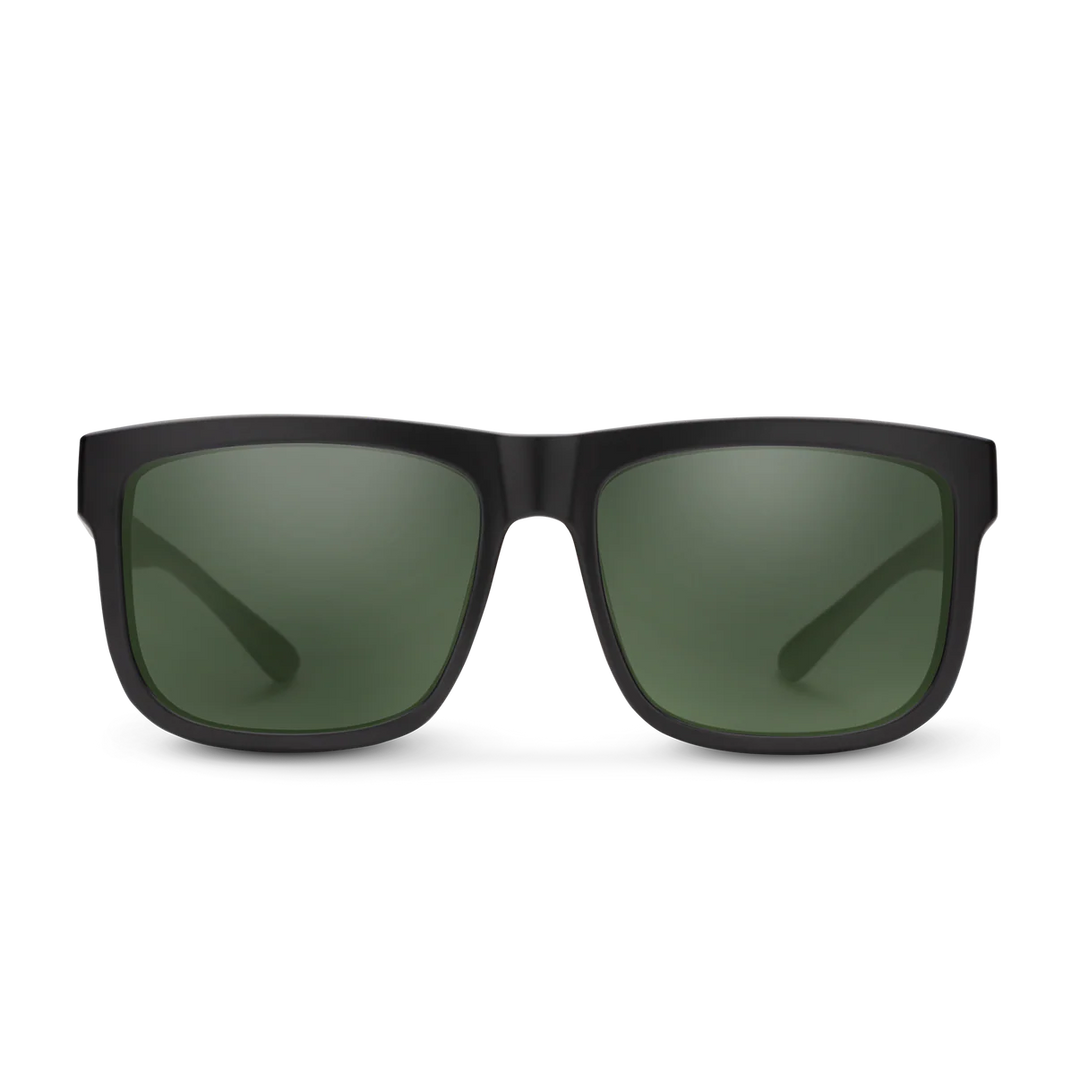 Suncloud - Quiver Matte Black Gray Green Lens