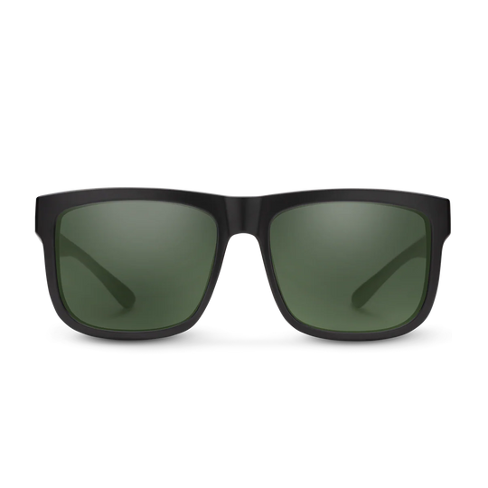 Suncloud - Quiver Matte Black Gray Green Lens