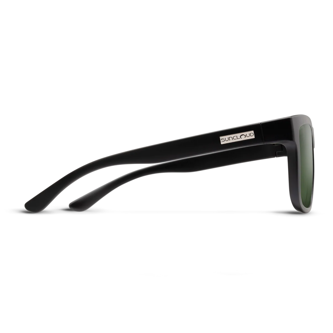 Suncloud - Quiver Matte Black Gray Green Lens