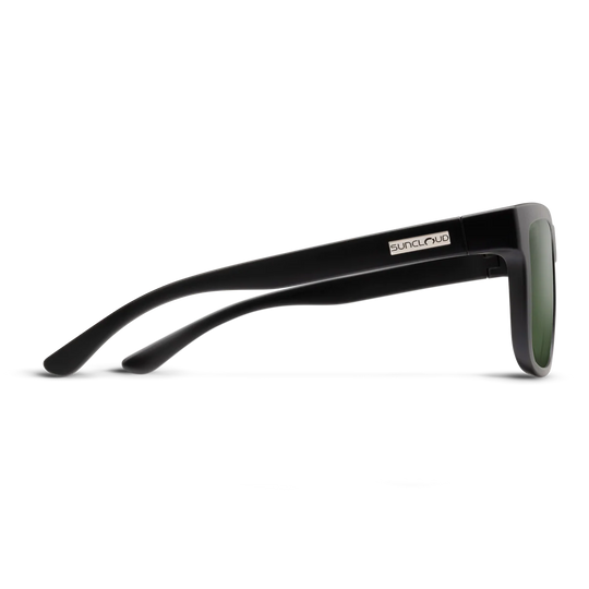 Suncloud - Quiver Matte Black Gray Green Lens