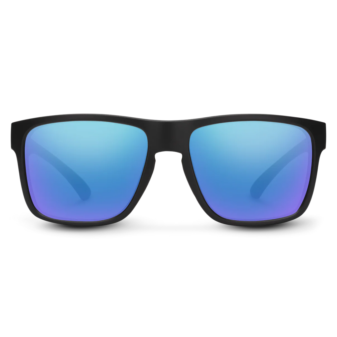 Suncloud - Rambler Matte Black Blue Mirror Lens
