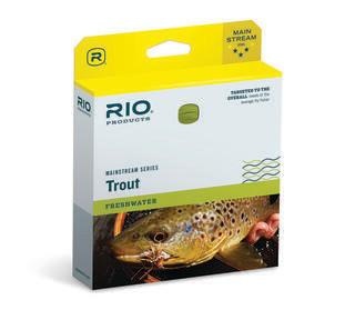 RIO Mainstream Trout DT 4 Float - Lemon Green Fly Line