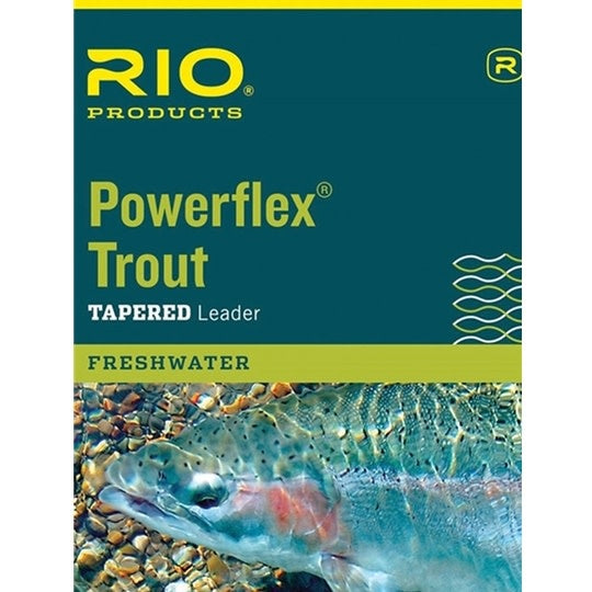 RIO Powerflex Trout leader - High-performance butt section for effective wind penetration and streamer casting