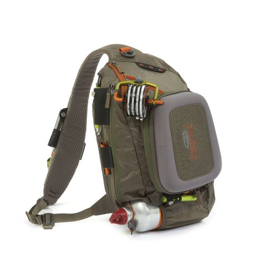 Fishpond Summit Sling - Gravel - Lightweight, Compact, and Spacious Fishing Bag