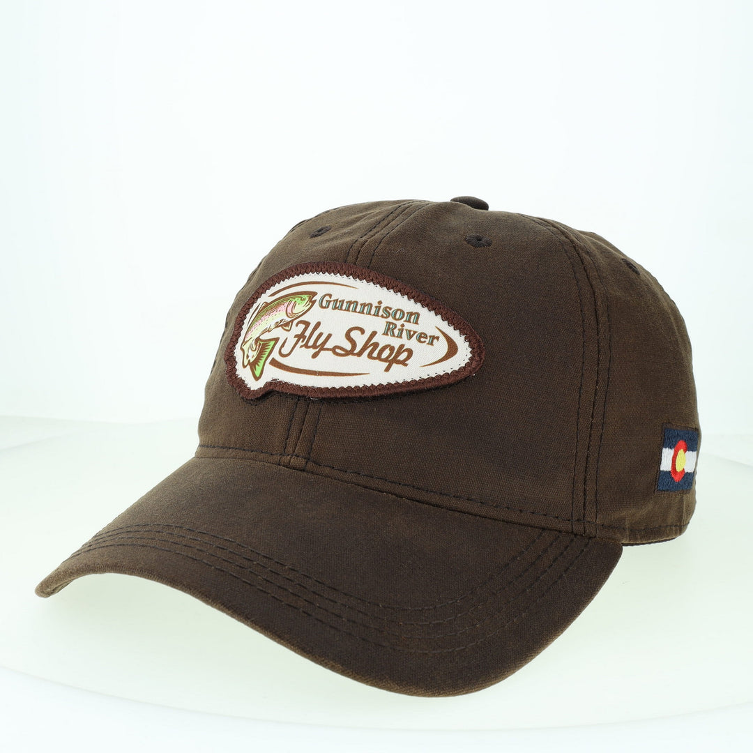 GRFS LOGO HATS - BROWN WAXED COTTON